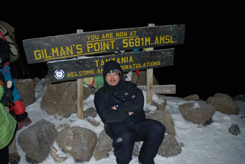 SafariScout.com Kunde Tuomas aus Finnland bei der Kilimandscharo-Wanderung
