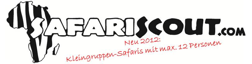 Ab 2012 gibt es Safaris auch in kleinen Gruppen mit maximal 12 Personen Ab 2012 gibt es Safaris auch in kleinen Gruppen mit maximal 12 Personen