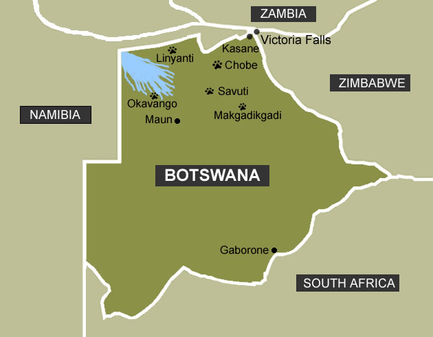 Afrika Fly In Safari an die Viktoriafälle und nach Botswana Afrika Fly In Safari an die Viktoriafälle und nach Botswana