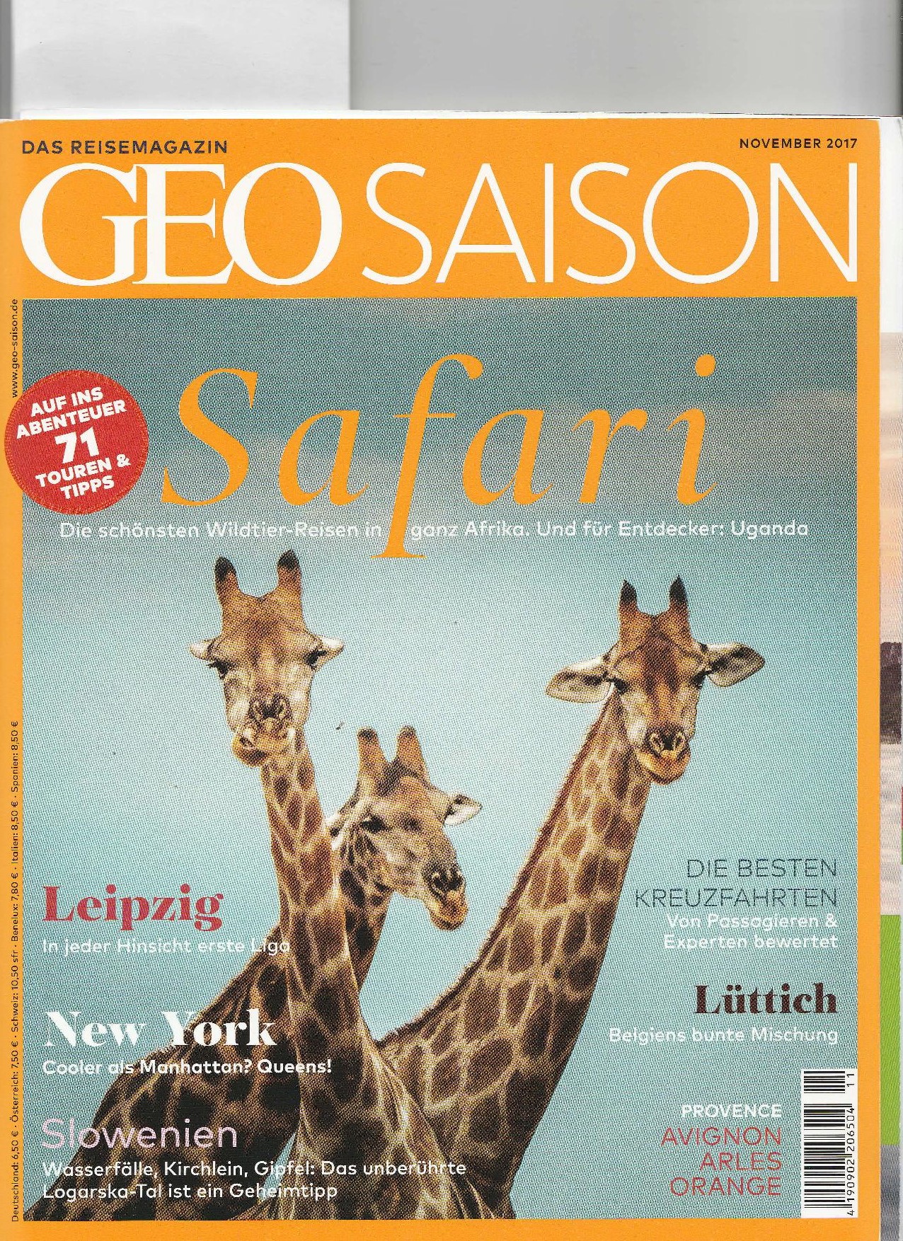 SafariScout.com wird auf den Seiten 55 und 59 empfohlen